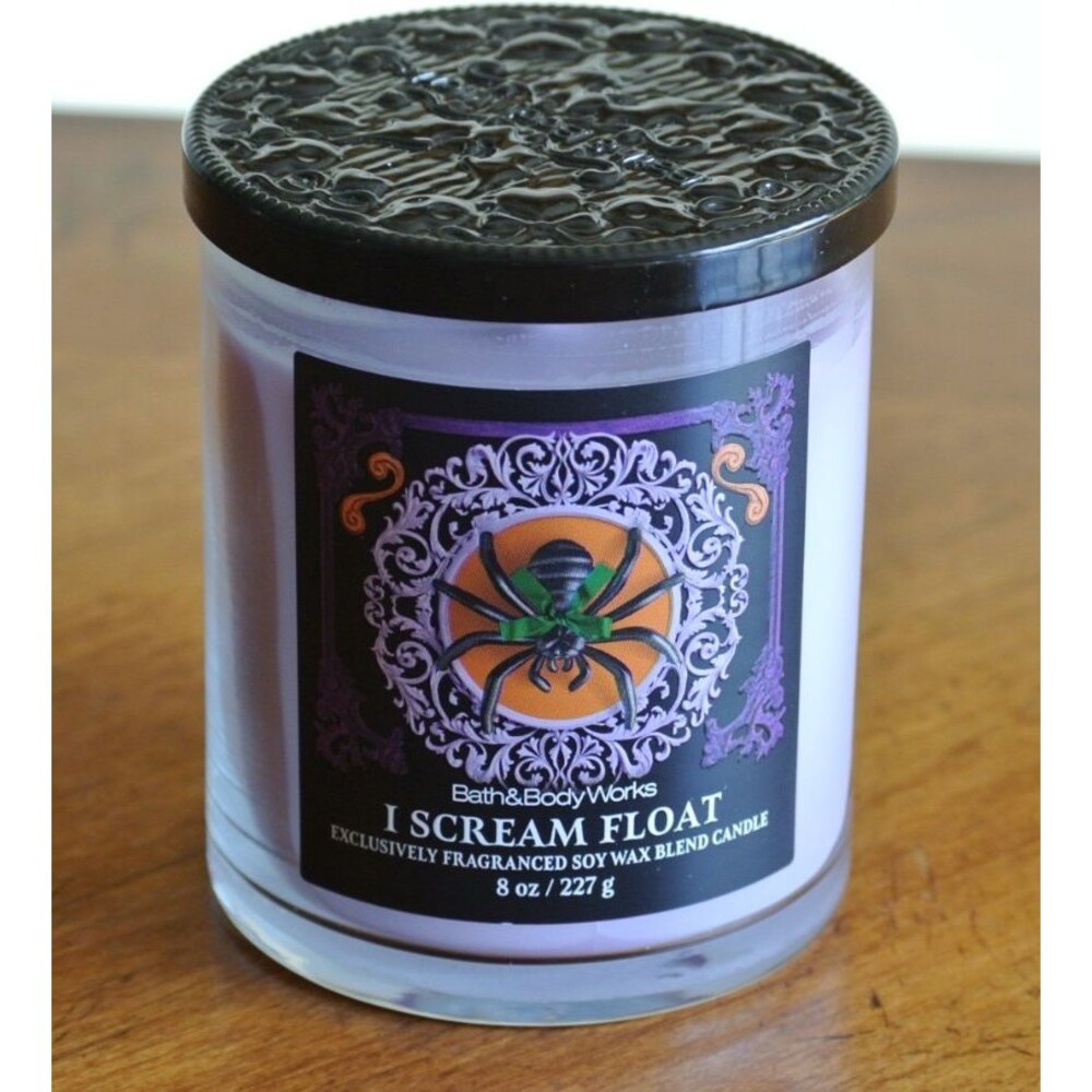 I Scream Float 30-50 Burn Hours Single Wick Candle Bath & Body Works Halloween